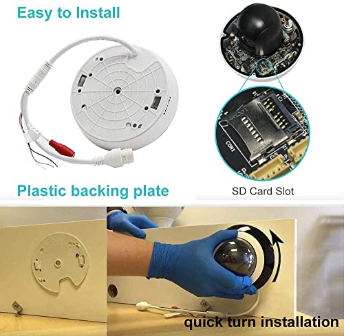 Anpviz 4.0Mp(2560X1440) Poe Ip Ptz Dome Camera Compatible With Hikvision ,4X Optical, 16X Digital Zoom, H.265+ Outdoor Security Camera, Alarm, Pan/Tilt, Sd Card Slot #TOP4