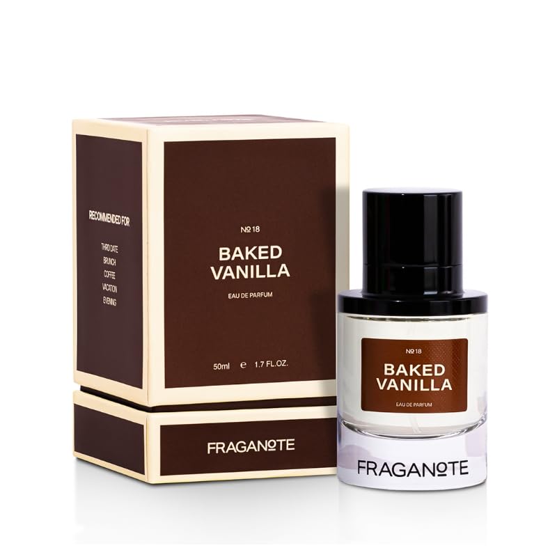 Baked Vanilla Eau De Parfum for Women 50ML | Warm & Sweet Vanilla Perfume | Long-Lasting Fragrance with Maple Syrup,Vanilla Bean & Hazelnut Notes | Perfect for Evening, Coffee, & Third Date