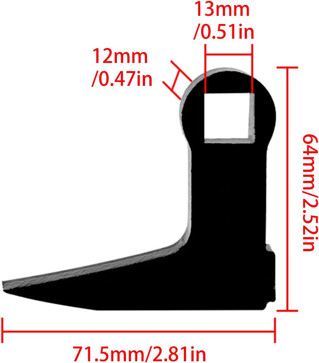 Temperature Quenched Steel L Shaped Axles Leverage Puller with Rustproof Coating for Motorcycle and Vehicle Repair Narrow Gaps Axles Removal Tool Rustproof Joint Tool
