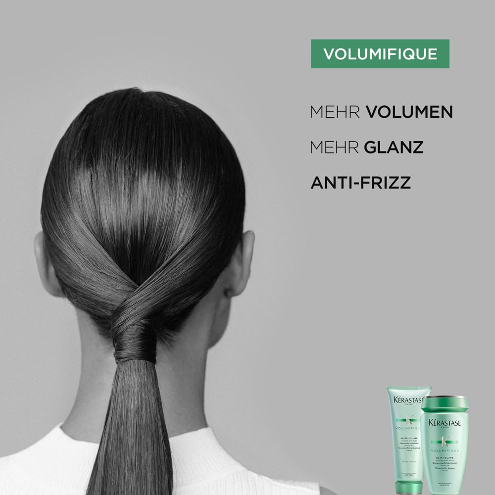 Kérastase Shampoo für feines und plattes Haar, Haarbad für mehr Volumen und Glanz, Bain Volume, Volumifique, 250 ml