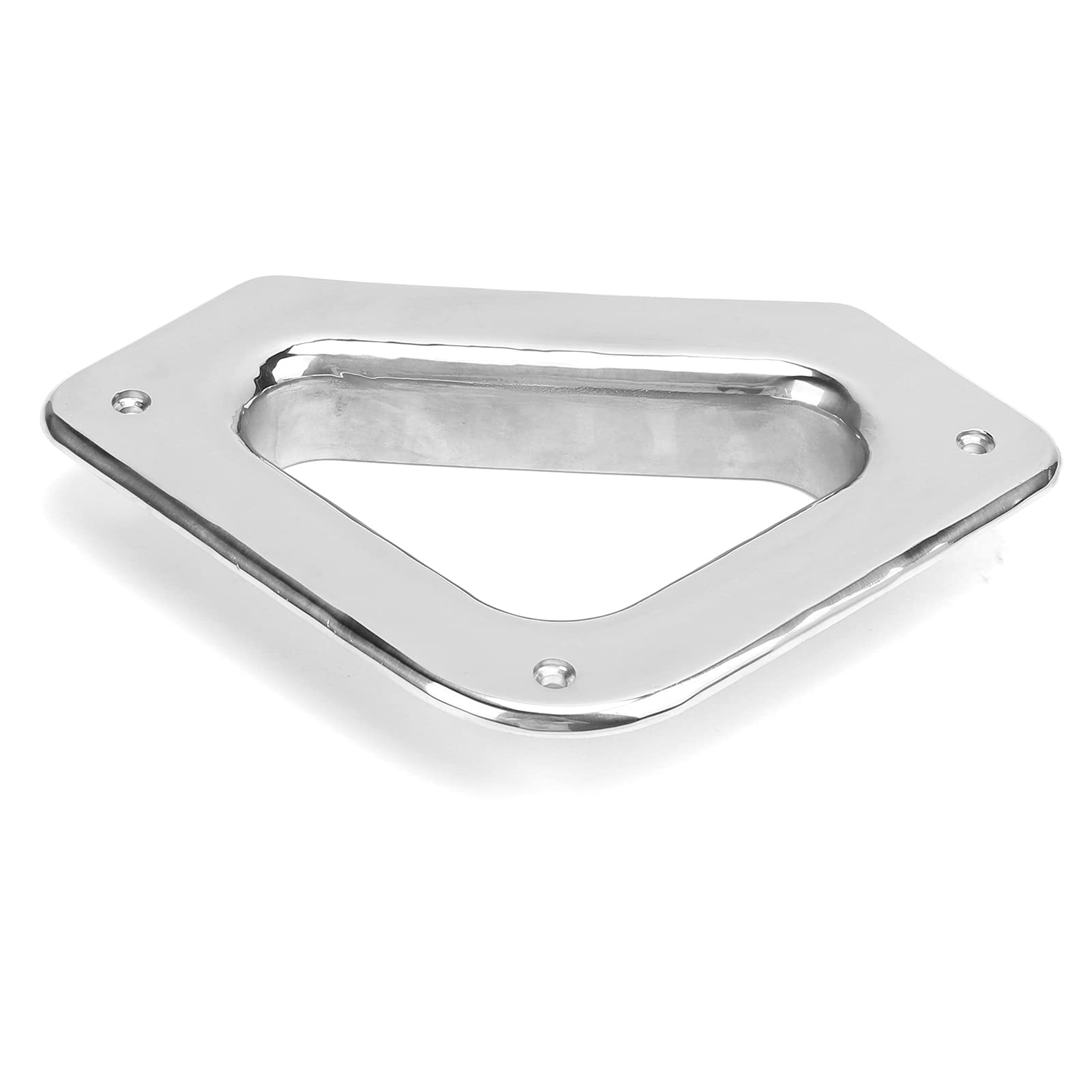 XFSLDOPRW Foro passacavo per Nave in Acciaio Inossidabile per Yacht, Accessorio Hardware Marino, passacavo Triangolare in Acciaio Inossidabile 316 con Copertura Lucida, Anti-Falce per Ponte