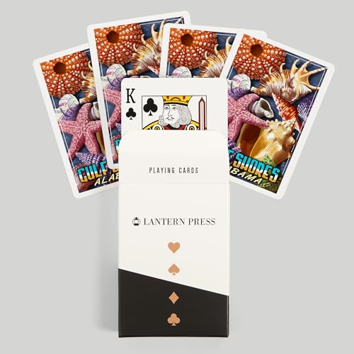 Lantern Press Gulf Shores Alabama 52 Cartas Poker miniatura 6
