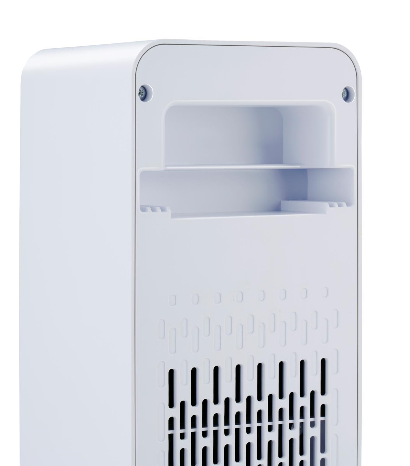 alpina Elektryczny termowentylator 2000 W – ceramiczny grzejnik z oscylacją, termostatem i zabezpieczeniem przed przewróceniem – kompaktowe ogrzewanie elektryczne do pomieszczeń do 20 m² – 21 x 21 x