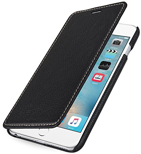 StilGut Book Type sin Cierre, Funda exclusíva en Piel auténtica para el iPhone 6 Plus & iPhone 6s Plus (5.5