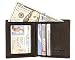 Slim RFID Blocking Front Pocket Wallet FV05 with Interior ID Window - Card Holder with 6 Slots Plus Compartment for Bills - Protects Credit Cards Bank Cards IDs from High Tech Identity Thieves