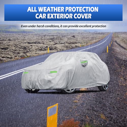 Image of Car Cover Custom Fit for 2014-2026 Mini Cooper /Cooper S 2-Door, Migaven Waterproof Full Exterior Cover Sun Rain Protection with Door Zipper and Cotton Lining