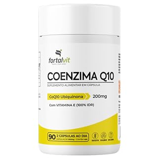 Fortalvit Coenzima Q10 200 mg + Vitamina E — 90 cápsulas