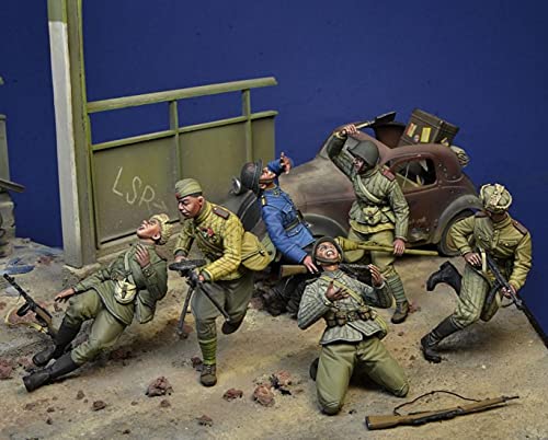 Kit Figuras de Resina Ejército Soviético Berlín 1945 1:35 miniatura 1