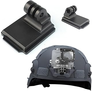 Hemobllo Camera Helmet Mount Camera Accessories Camera Mount Helmet Stand Black Helmet Camera Holder Helmet Extension Kit Helmet Mount for Base Bracket Fixing Seat Helmet Accessories