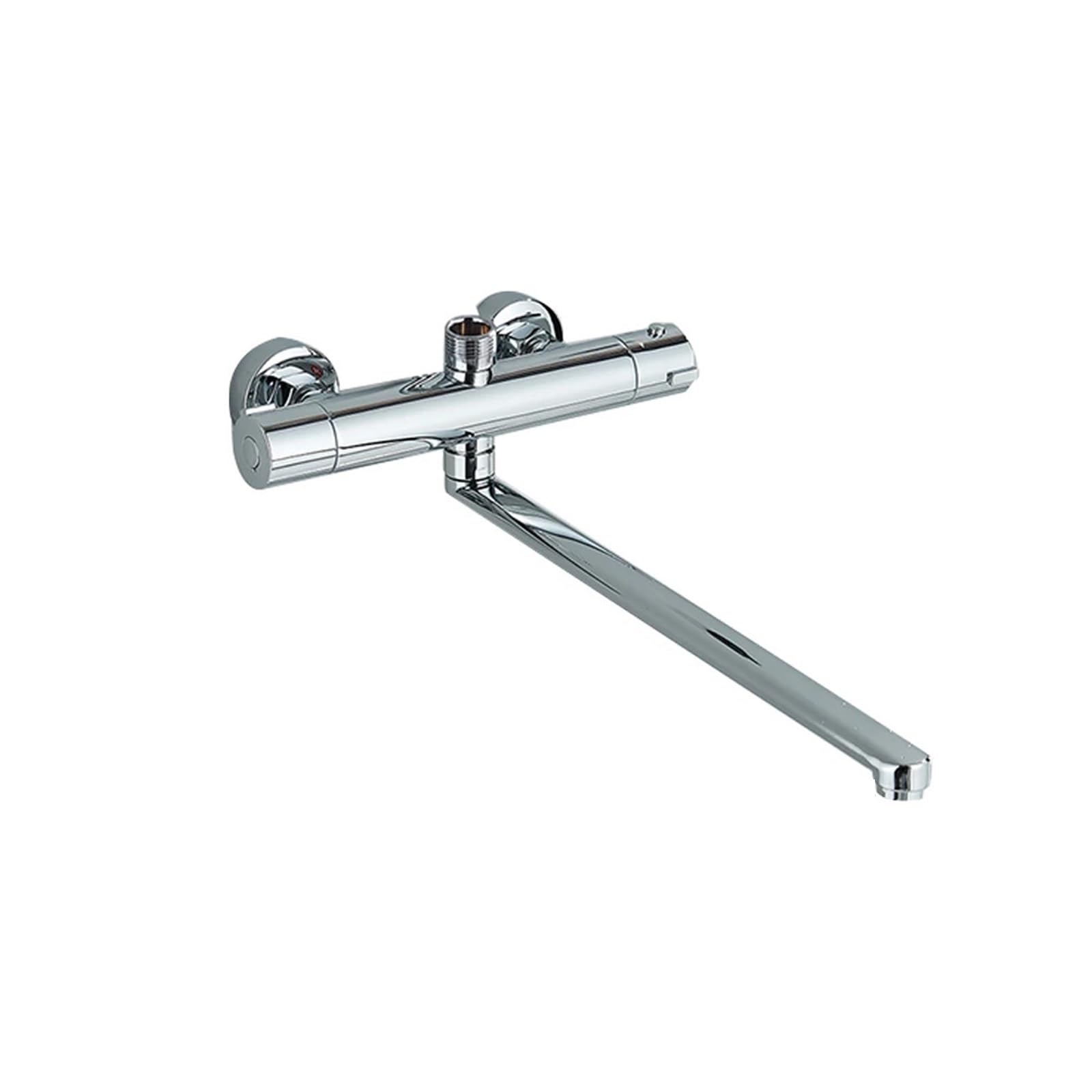 Xpjyua Chrome D Thermostatic Shower Mixer Thermostatic Shower Faucet Bathroom Chrome Mixertap Thermostat Wall Mounted Bathtub Brass Mixer(Chrome D)