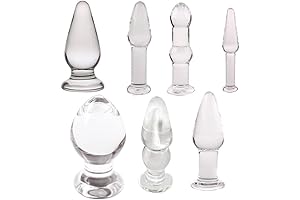 Crystal Clear Glass Anal Plugs: Embrace the Ultimate Sensual Experience