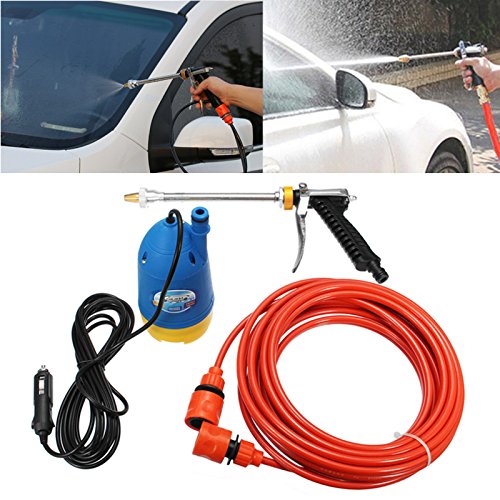 Laveuse électrique portatif voiture 12V 60W haute pression submersible