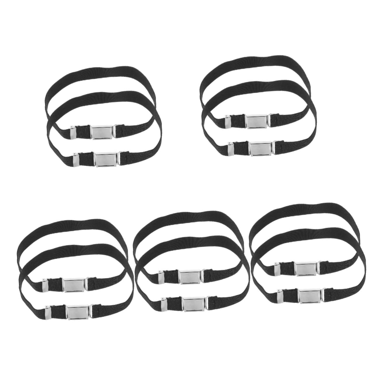 Ipetboom 5 Series Cinturón Elástico Con Escolares Resistente Cinturón Y Niñas 2 Piezas X 5