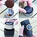 Travel-ready Coffee Machine Manual Press, 100Ml Tank & 19-Bar Extraction, Compact for Backpack/camping, No Power Needed - Image 3