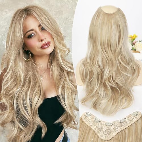 FORCUTEU Clip in Hair Extensions Long Layered Straight