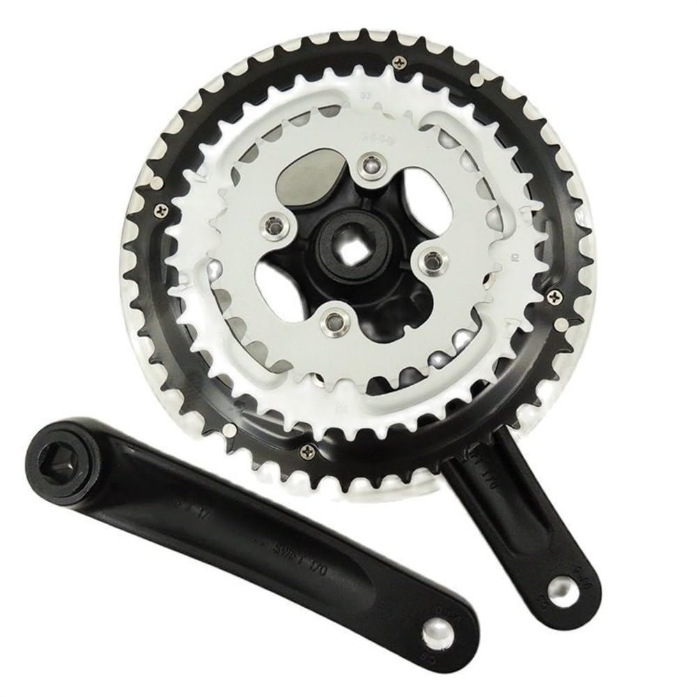 SHUNMIN Guarnitura MTB MTB. CrankSet 7/8/9 Bicycle Bicycle Set da Bici da 28/38 / 48T 170mm in Lega di Alluminio 64 BCD 104. Parte della Bici della Catena del pignone Guarnitura