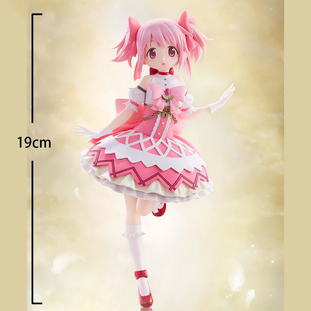 Zhongkaihua Kaname Madoka - Figura de uniforme de batalla de pie, colección de PVC | Figuras de acción de anime Girl, estatua de PVC hecha a mano, adornos para regalos