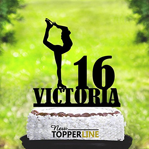 Buy Ice Skater Cake Topper,Girl Ice Skater Cake Topper,Girl Skater,Name