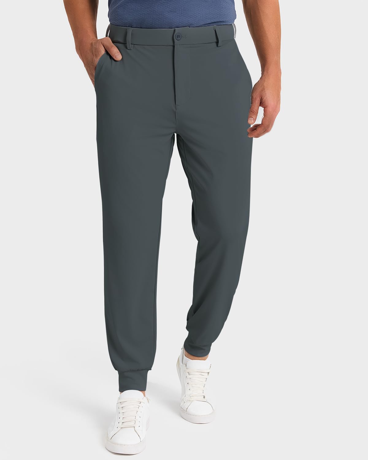 SNOWTEN Pantalon de jogging de golf pour homme avec 5 poches, coupe extensible, pour le travail, la course à pied, la salle de sport