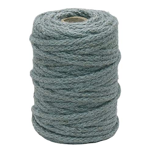 Vivifying 5mm Jute Rope, 98 Feet Natural Braided Jute Macrame Cord for Garden