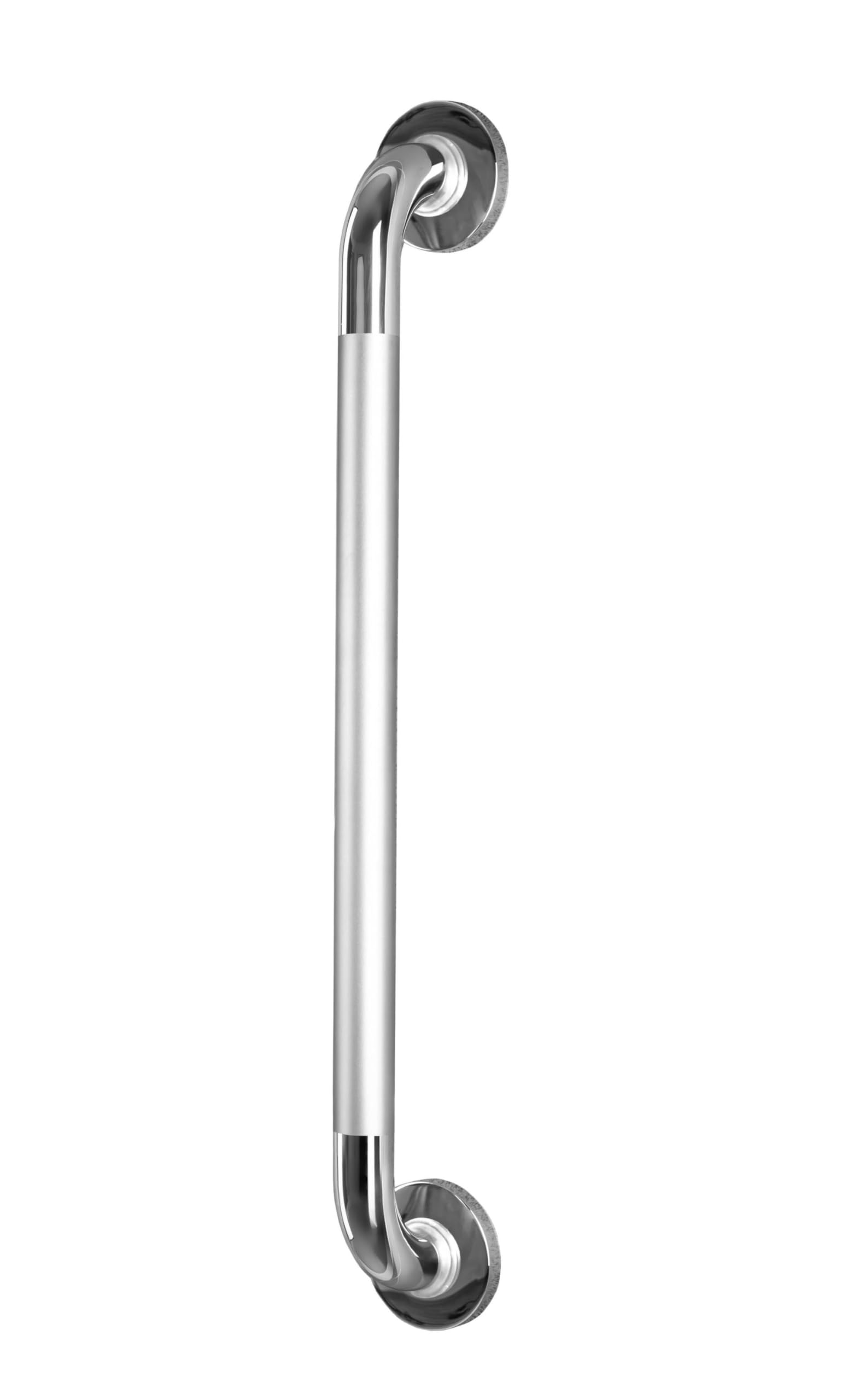 RIDDER Haltegriff Sam mit rutschhemmender Grifffläche chromfarben glänzend 60 cm