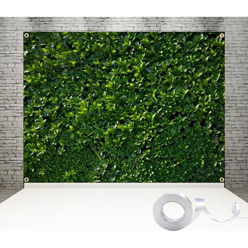 Fondo Fotográfico Verde Hoja 8x6FT para Eventos miniatura 1