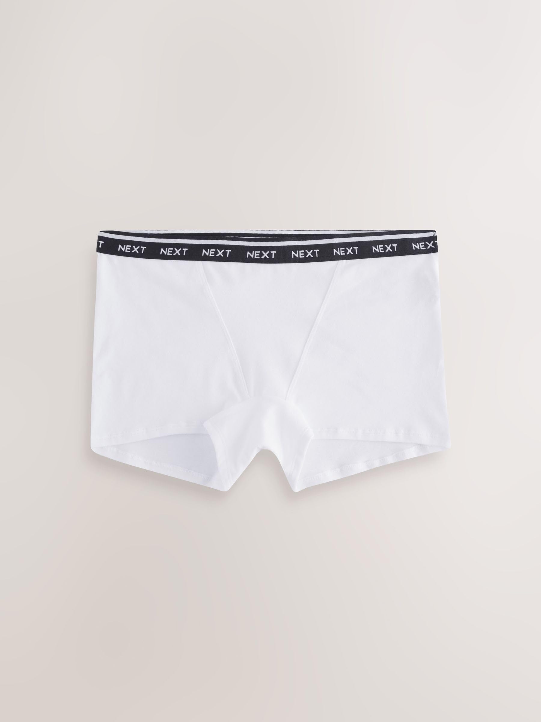 NEXT Damen Baumwollslips mit Logo im 7er-Pack, Boyshorts