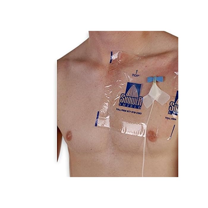 Buy Shower Shield 9" x 9" SS99 PICC Line Cover Moisture Barrier 2