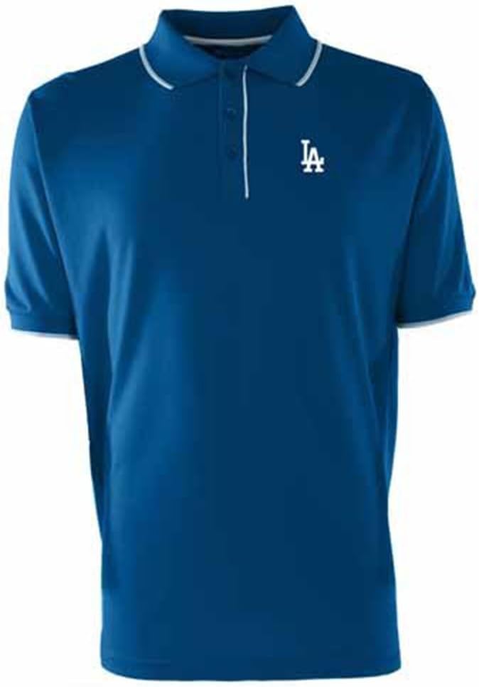 Los Angeles Dodgers Mens Elite Polo Shirt (Team Color: Royal) - Medium