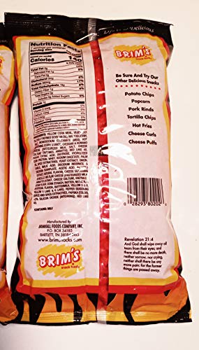 Brim's Hot Crunchy Cheese Curls 2 Packs each 7 oz bags image 4