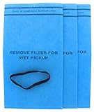 MultiFit VF2000 Replacement Filter with Mounting Band for Husky, Stinger, and Bucket Head Vacuums (1 x Pack of 3 Filters)