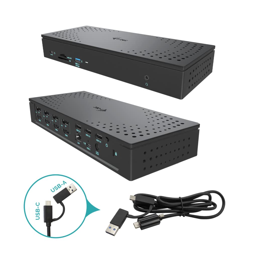I-tec Docking Stations Universel USB 3.0/USB-C/Thunderbolt Quattro 4K
