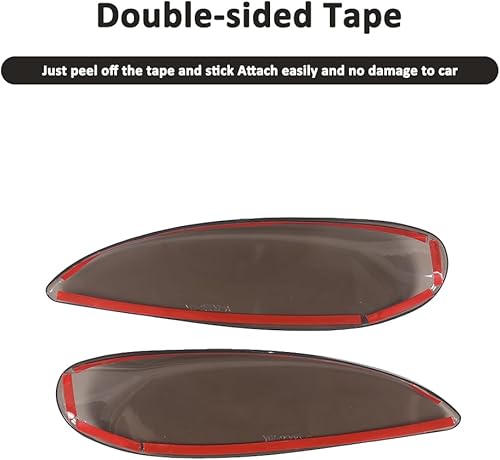 Miniatura 7 de Cubierta de luz antiniebla trasera compatible con Mazda MX-5 Miata RF 2016-2024, ABS humo parachoques trasero antiniebla, accesorios decorativos