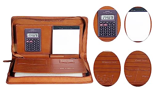 Image of Sukeshcraft Multiple Cheque Book Holder | 8 Digit Calculator Finiancial Note pad