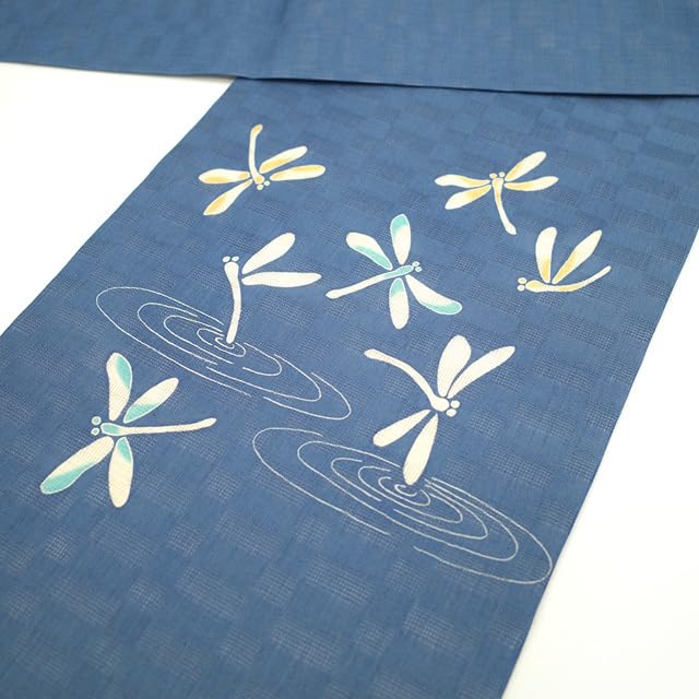 亜麻色の夏帯　名古屋帯　トンボ 亜麻色の夏帯 名古屋帯 トンボ