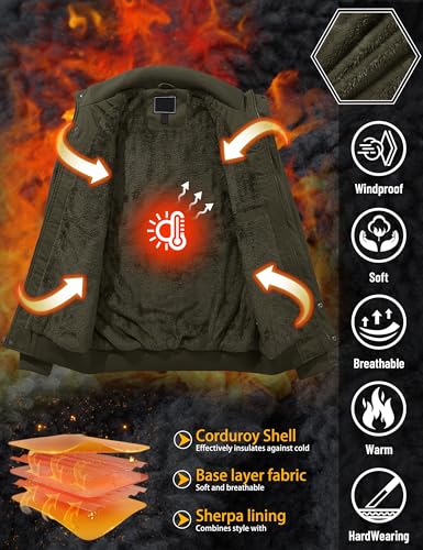Image of TACVASEN Men's Lightweight Military Cotton Jacket Casual Windbreaker Coat | with zipper and hidden snap,stand collar,multi pockets,tactical m65 field cargo outerwear for winter & fall,utility windproof