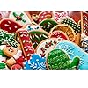 Generic SOL MAR Holiday Christmas Cookie Cutters 6 ct. - Perfect for Decorating Festive Cookies Celebrations Parties Gifts Bonus Item Iesene, Red #1