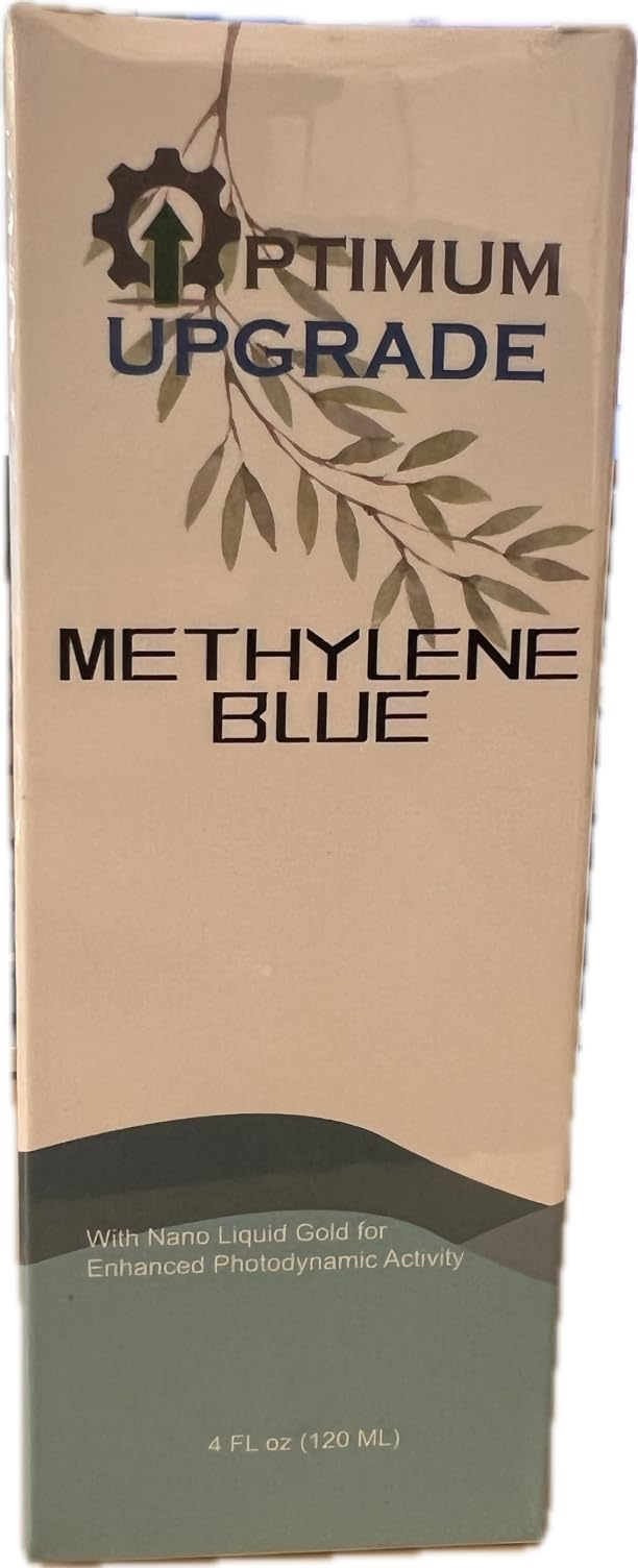 Optimum Upgrade OU Methylene Blue 1% | USP-Grade | Third-Party Tested Brain Health Dietary Supplement | 50ml Glass Dropper Bottle | No Formaldehyde (2 oz)