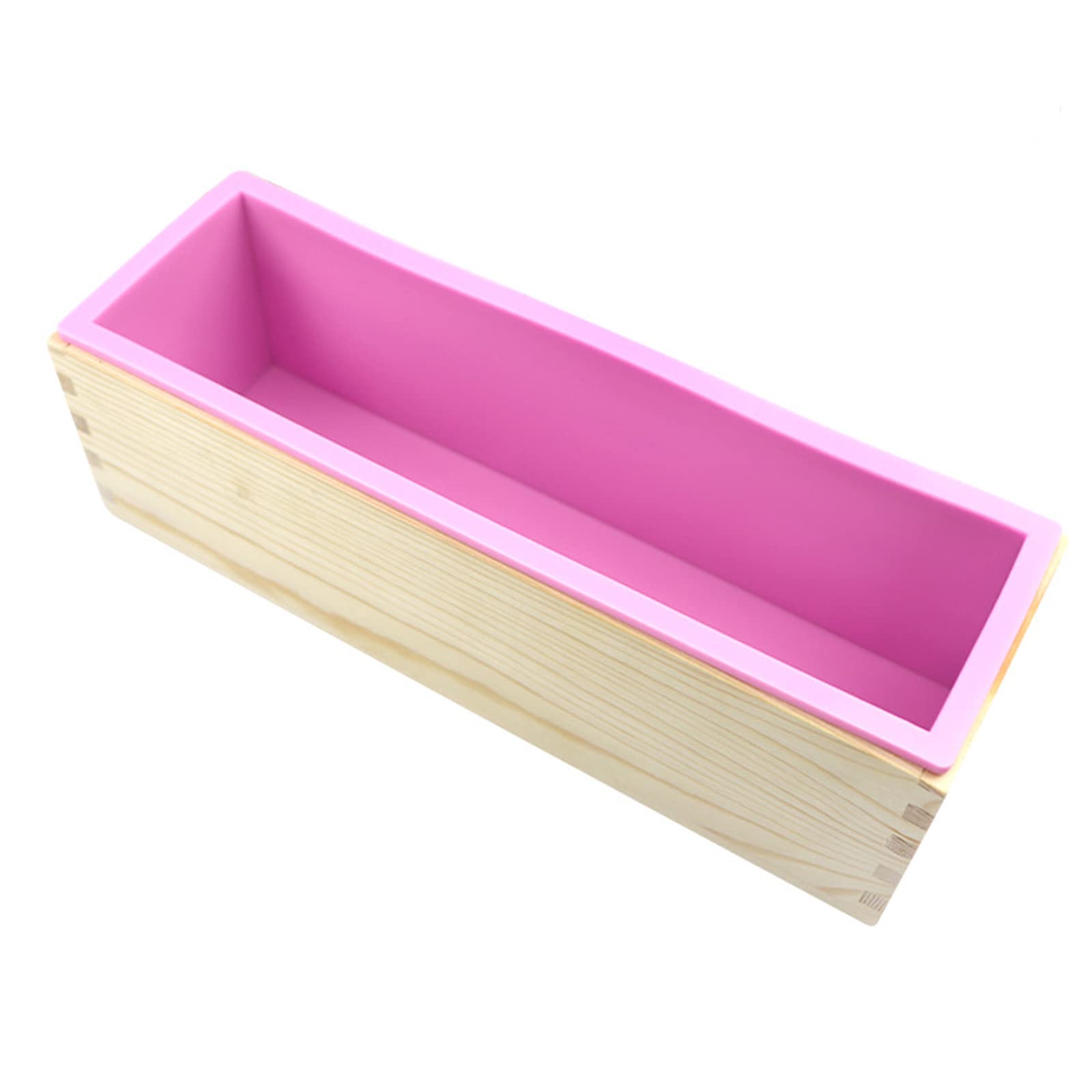 Kit Fai Da Te Per Stampi Per Sapone In Silicone Health Gear Da 1200 Ml Con Scatola Di Legno Stampo Rettangolare Per Pagnotta Da 1200 Ml Per Artigianato Forniture Per Sapone Per La Casa 4 92947933