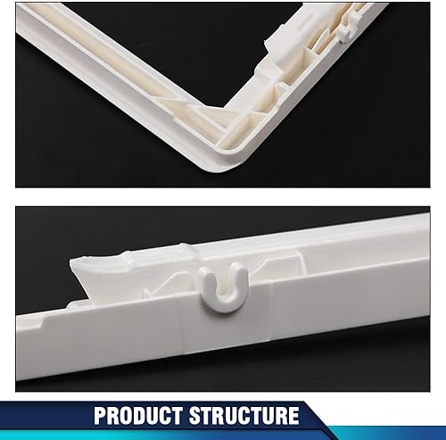 Miniatura 3 de PIT66 Cubierta de marco compatible con refrigerador Frigidaire 240599803, AP4510710, 1564725, 240599801, 240599802, AH2378645, EA2378645, PS2378645