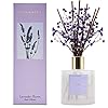 Cocorrína Premium Reed Diffuser Set with Preserved Baby’s Breath & Cotton Stick Lavender Thyme | 6.76 Fl.oz Scent Diffuser for Bedroom Bathroom Home Décor