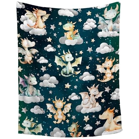 Dragon Super Soft Flannel Blanket for All Seasons Cover