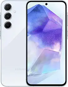 Samsung Celular Galaxy A55 5G, Câmera Tripla até 50MP, Tela 6.6", 128GB Azul Claro