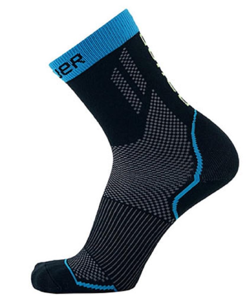 Bauer Unisex Black Performance Hockey Skate Sock ('21), Low (Small)