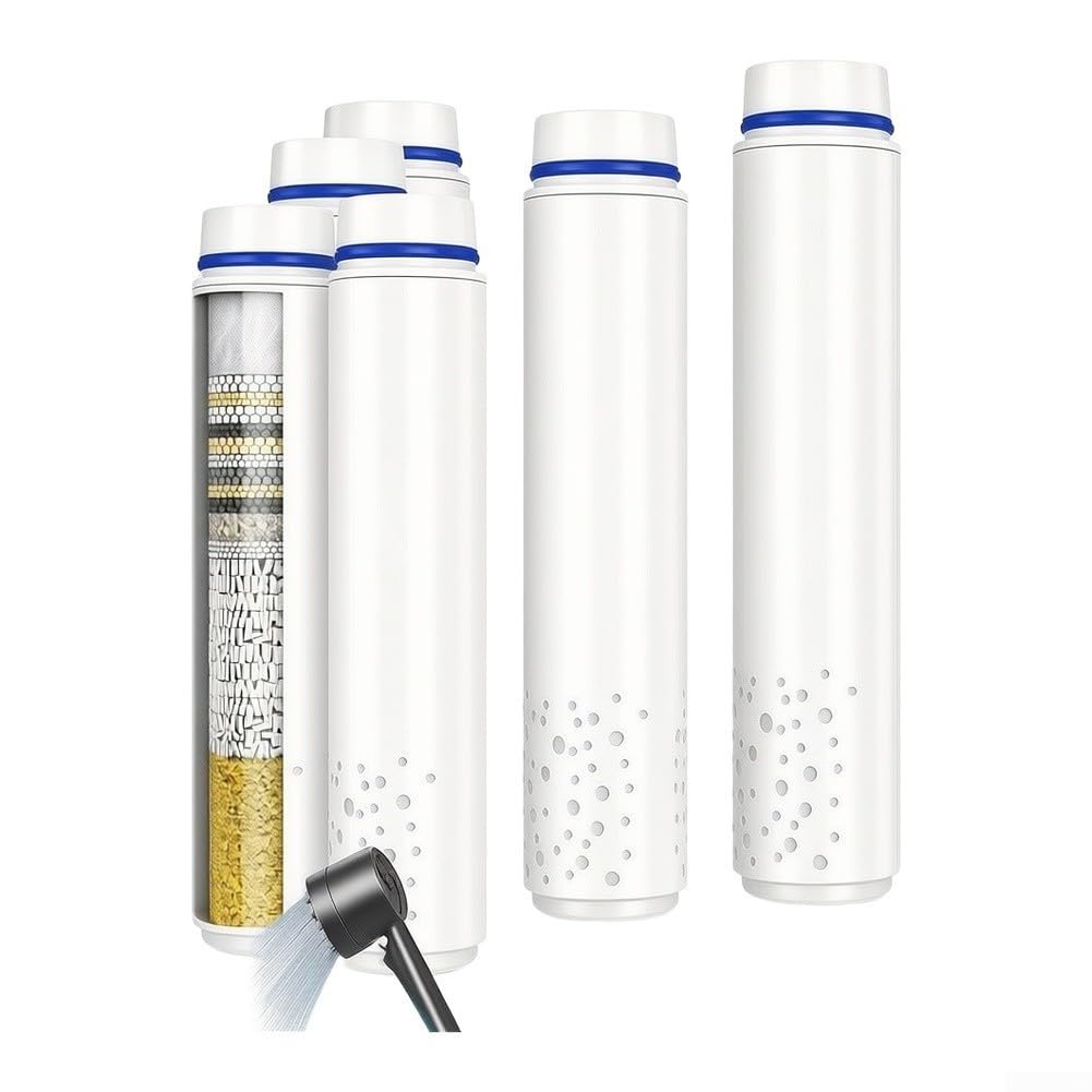 Paquete de 6 cartuchos de filtro de ducha para Magichome para kdf, paquete