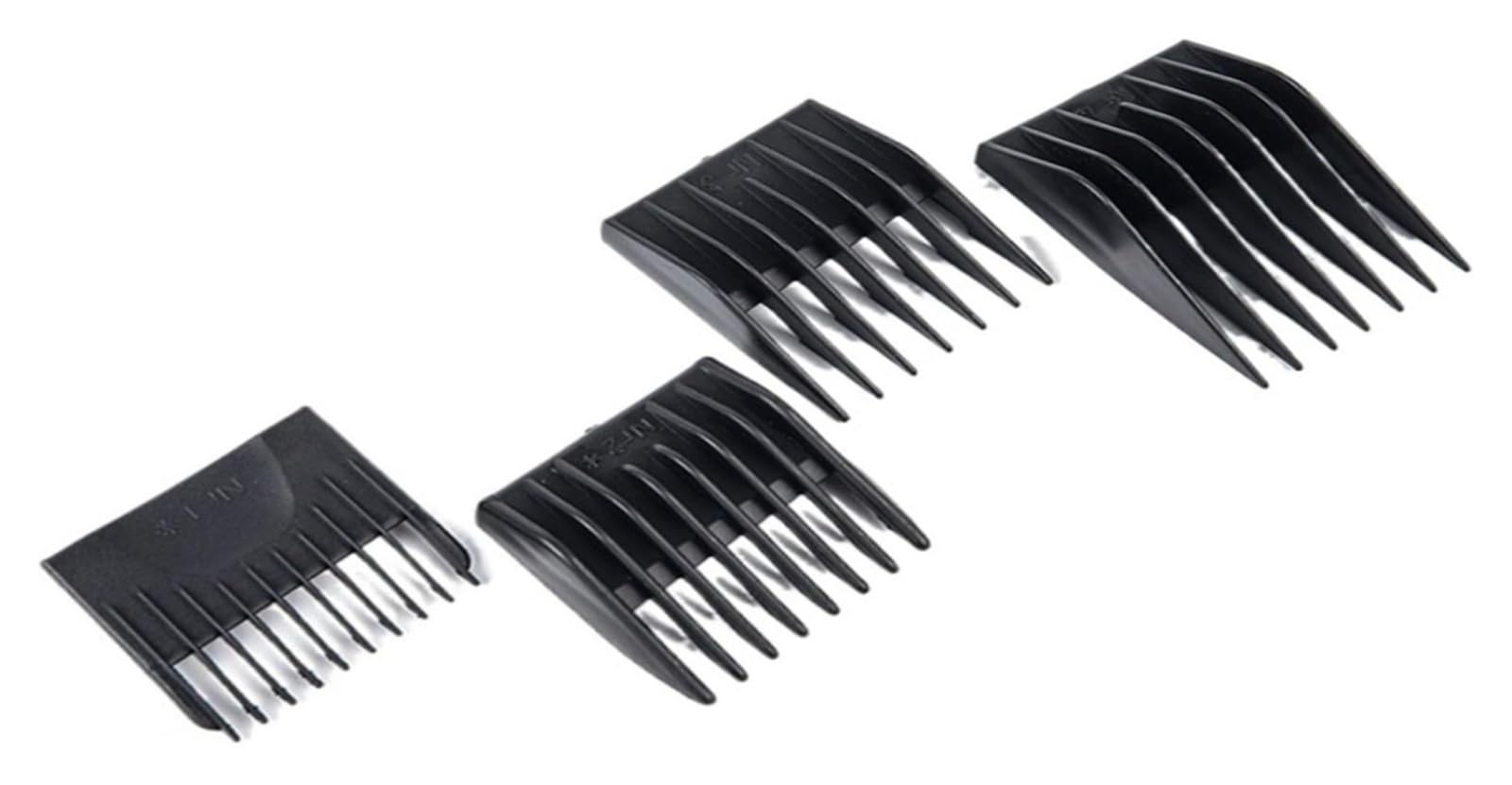 For Moser 1400 Series Hair Clipper Replacement Guide Comb Set, 4PCS Limit Comb Attachments For Barber Trimmer