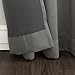 Sun Zero Barrow Energy Efficient Grommet Sliding Patio Door Curtain Panel, 100