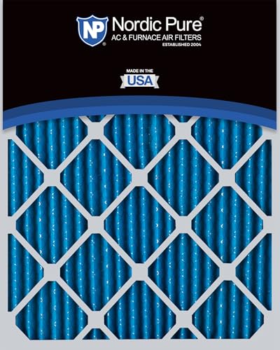 Image of Nordic Pure 20x25x1 Pleated MERV 7 Air Filters 3 Pack | Actual Size: 19 1 /2 x 24 1 /2 x 3 /4 Made in USA, Standard HVAC Filtration, Larger Airborne Particles, Lint, Dust & Pollen