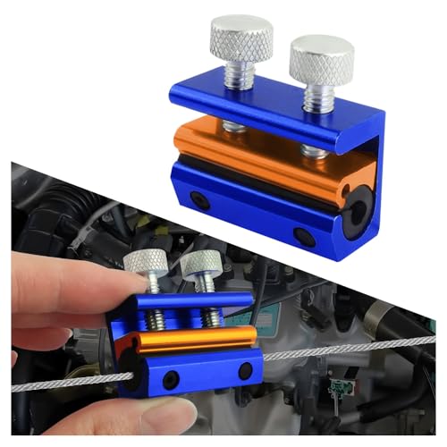 Image of Double-Headed Motorcycle Cable Luber Tool for Brake Cable Lubrication,Cable Lube Dispenser Motorcycle Tools for Motorcycles Bicycle Scooter,Universal Motorcycle Tools Cable Lube (Sky Blue)