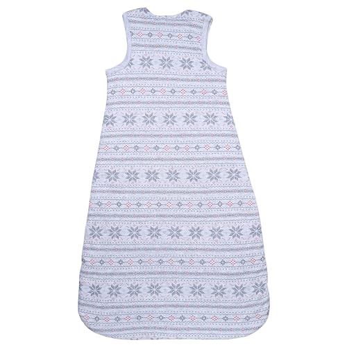 Image of Pure Cotton Baby Sleeping Sack Bag, Baby Sleeping Pod, Inverted Zipper, Snap Buttons, Inner Padding Filling